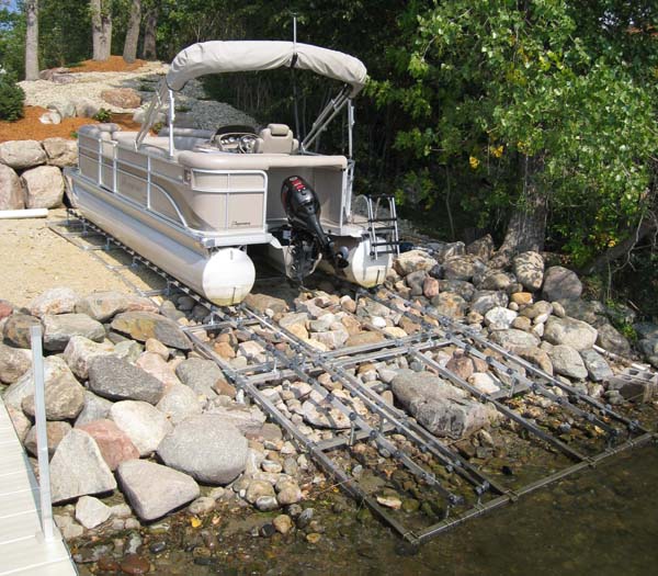 Pontoon Boat Roller Ramp DDA-2500, 2500# Cap. 26-1/2 Ft 